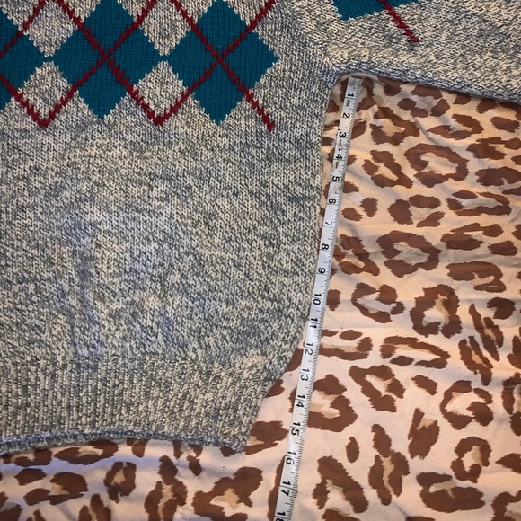 MARK RICHARDS Argyle Sweater Vintage - Picture 5 of 8